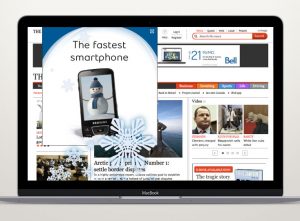 Bell Winter Fun print and digital media creative