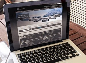 Redesigned responsive Mercedes-Benz Tier 2 dealer site UI