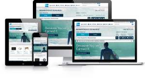 Amex MR site redesign – modernized layout and brand refinement